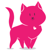 pink cat